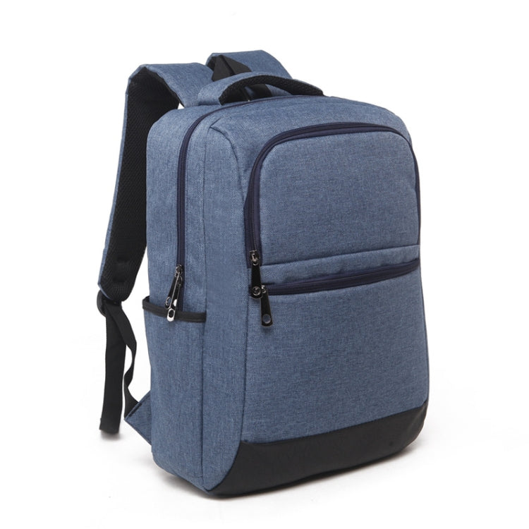 Universal Multi-Function Oxford Cloth Laptop Computer Shoulders Bag Business Backpack Students Bag, Size: 42x30x11cm, For 15.6 inch and Below Macbook, Samsung, Lenovo, Sony, DELL Alienware, CHUWI, ASUS, HP(Blue) - Backpack by PMC TechLife | Online Shopping South Africa | PMC TechLife
