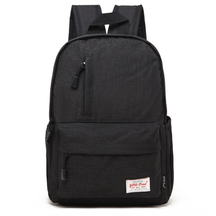 Universal Multi-Function Canvas Laptop Computer Shoulders Bag Leisurely Backpack Students Bag, Big Size: 42x29x13cm, For 15.6 inch and Below Macbook, Samsung, Lenovo, Sony, DELL Alienware, CHUWI, ASUS, HP(Black) - Backpack by PMC TechLife | Online Shopping South Africa | PMC TechLife