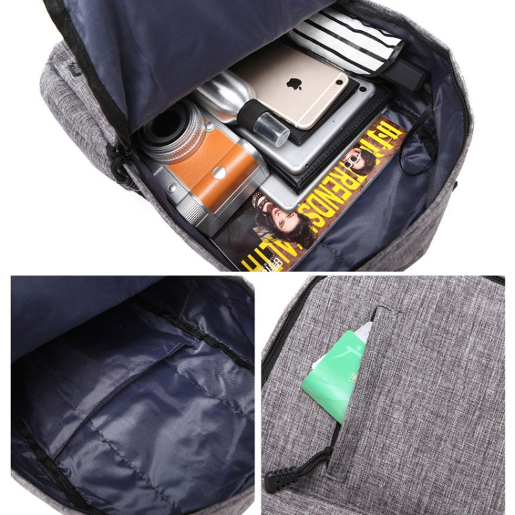 Universal Multi-Function Canvas Laptop Computer Shoulders Bag Leisurely Backpack Students Bag, Big Size: 42x29x13cm, For 15.6 inch and Below Macbook, Samsung, Lenovo, Sony, DELL Alienware, CHUWI, ASUS, HP(Black) - Backpack by PMC TechLife | Online Shopping South Africa | PMC TechLife