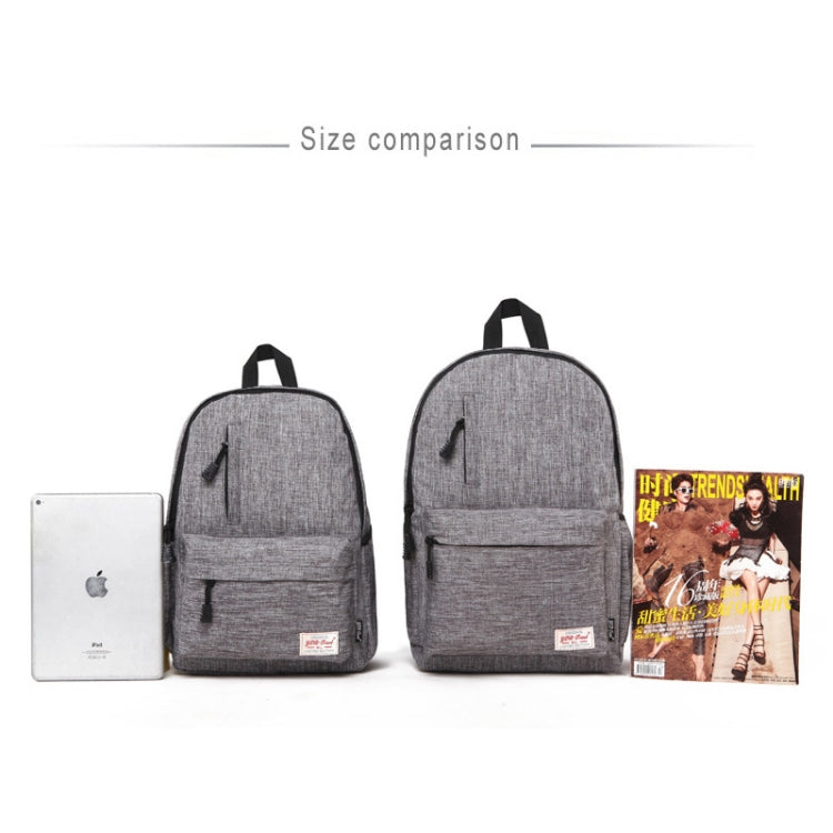 Universal Multi-Function Canvas Laptop Computer Shoulders Bag Leisurely Backpack Students Bag, Big Size: 42x29x13cm, For 15.6 inch and Below Macbook, Samsung, Lenovo, Sony, DELL Alienware, CHUWI, ASUS, HP(Black) - Backpack by PMC TechLife | Online Shopping South Africa | PMC TechLife