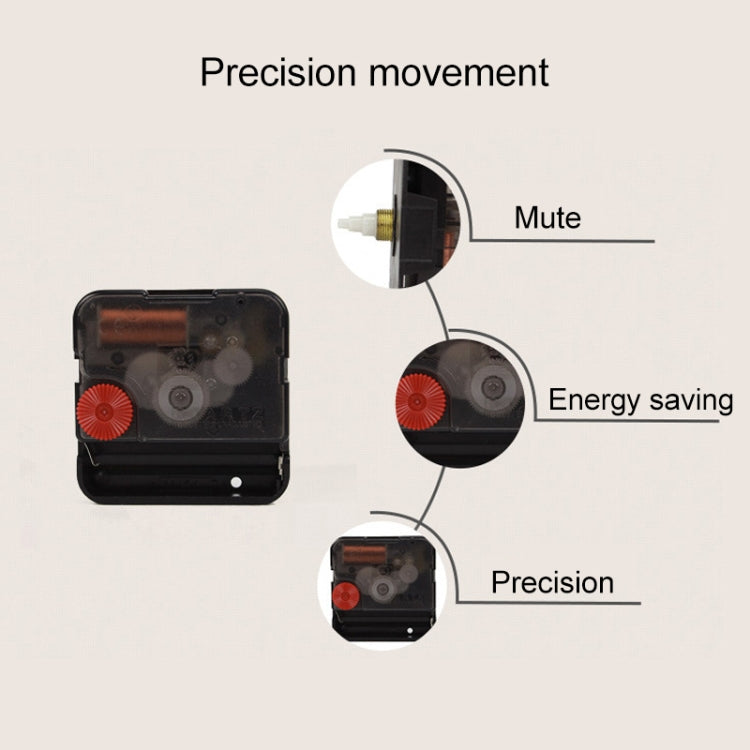 Retro Wooden Round Single-sided Gear Clock Rome Number Wall Clock, Diameter: 40cm (Silver) - free shipping - PMC TechLife - Order now!