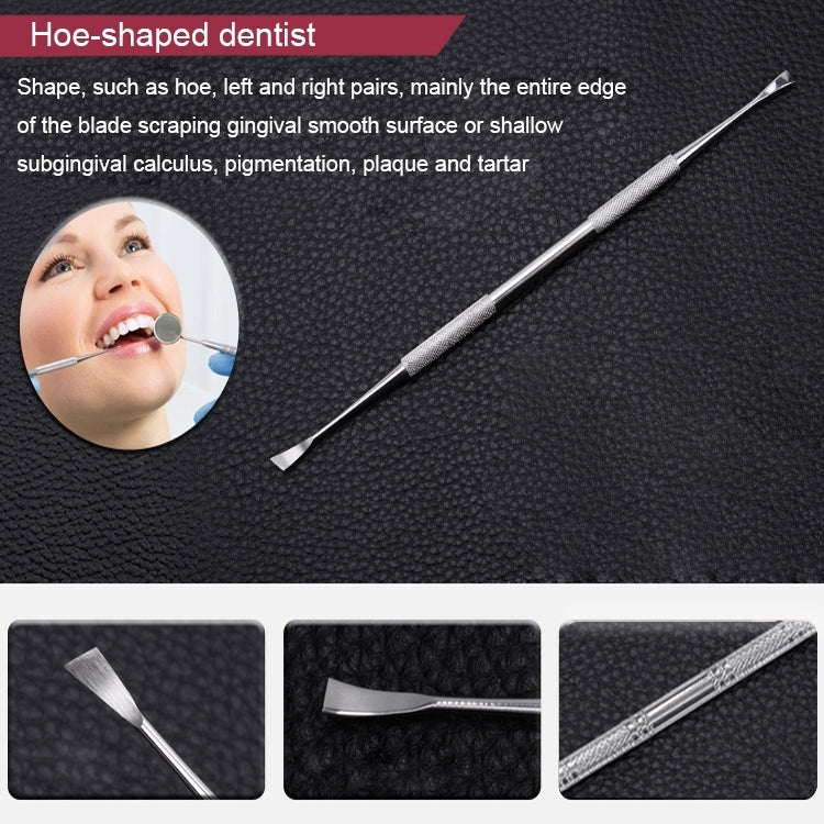 6 in 1 Dental Tool Set (Stainless Steel Probe + Hoe-shaped Dentist + Sickle Dentist + Tooth Stain Rejection Device + Dental Tweezers + Mouth Mirror) - free shipping - PMC TechLife - Order now!
