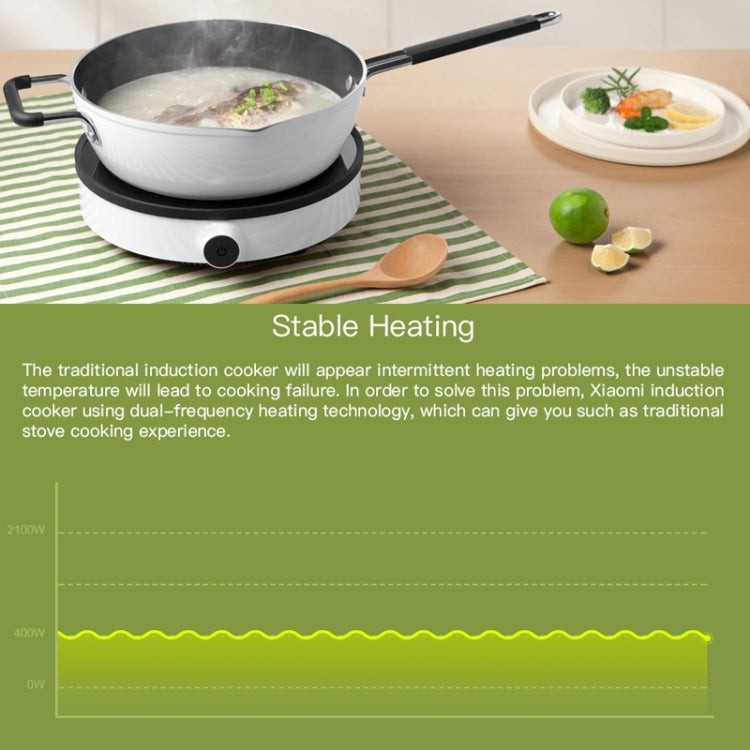 Original Xiaomi Mijia 2100W 9 Grades Youth Edition Smart Induction Cooker(Black White) - free shipping - PMC TechLife - Order now!