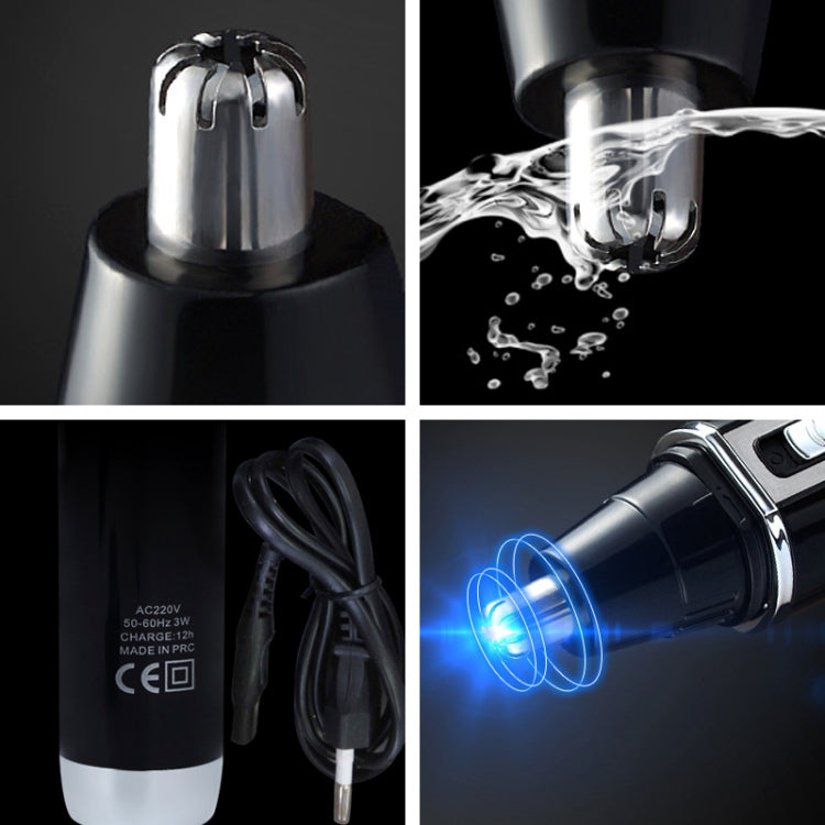 SPORTSMAN Four-in-one Rechargeable Ear Nose Trimmer Electric Shaver Beard Face Eyebrows Hair Trimmer For Men, US Plug(Black, 110V) - free shipping - PMC TechLife - Order now!