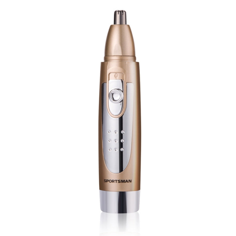 SPORTSMAN Water Proof Battery Power Supply  Male Nose Ear Hair Bullet Shaped Trimmer(Gold) - free shipping - PMC TechLife - Order now!