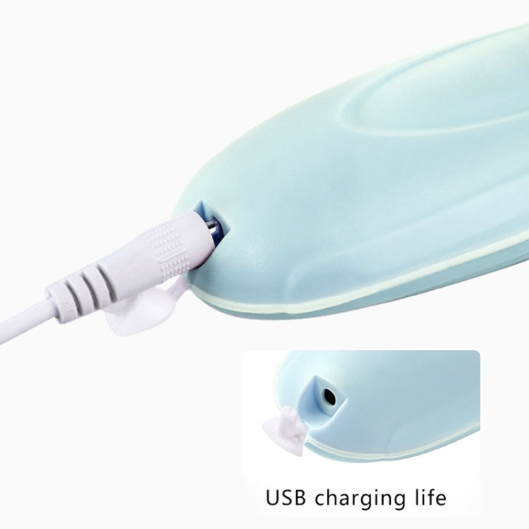 3 in 1 USB Charging Electronic Cleaning Face Beauty Instrument Pores Nose Blackhead Facial Cleansing Brush (Blue) - Cleanser by PMC TechLife | Online Shopping South Africa | PMC TechLife