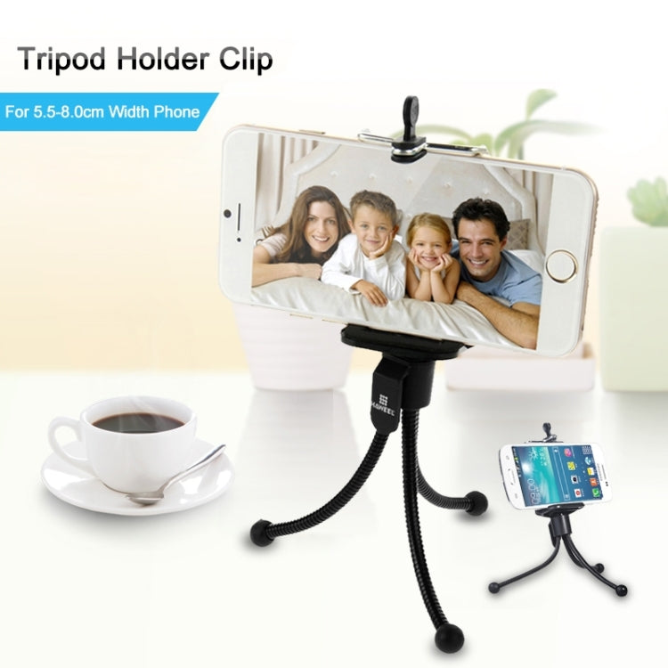 [HK Warehouse] HAWEEL Flexible Octopus Tripod Holder Clip - Desktop Holder by HAWEEL | Online Shopping South Africa | PMC TechLife