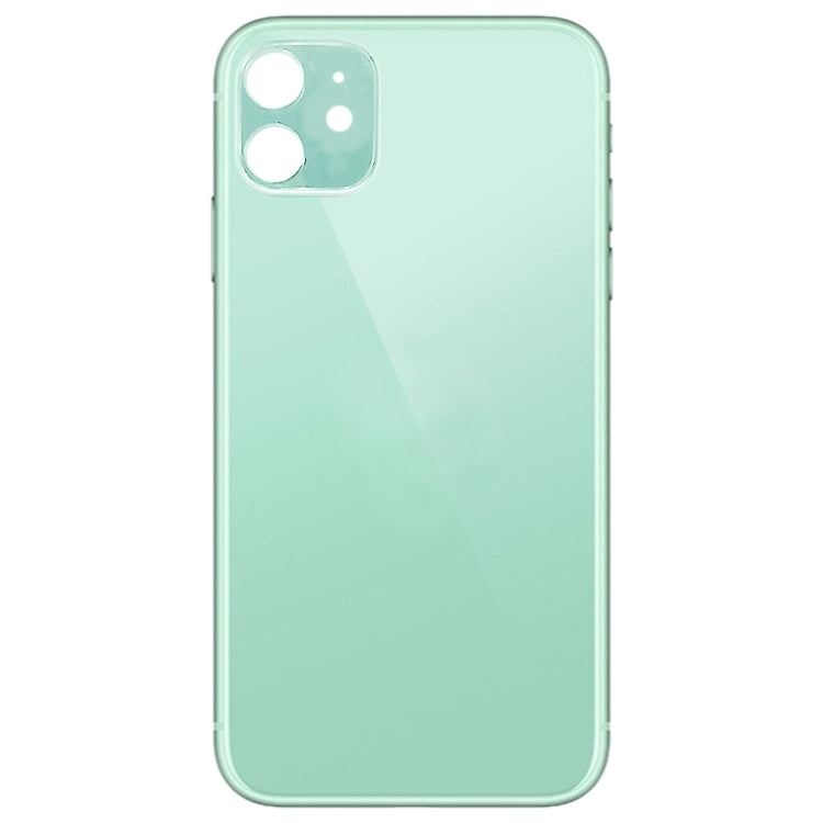 Glass Battery Back Cover for iPhone 11(Green) - Back Cover by PMC TechLife | Online Shopping South Africa | PMC TechLife | Buy Now Pay Later Mobicred
