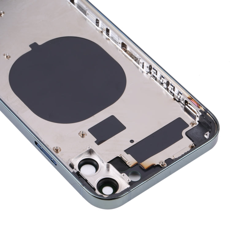 Electroplated Frame Back Housing Cover with Appearance Imitation of iP13 Pro for iPhone 11(Green) - Back Cover by PMC TechLife | Online Shopping South Africa | PMC TechLife | Buy Now Pay Later Mobicred