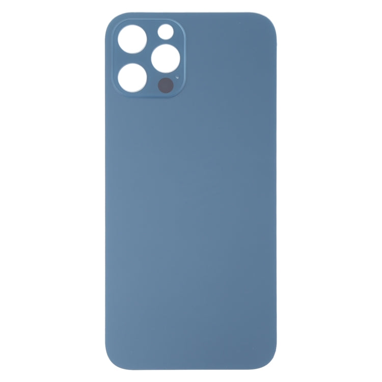 Easy Replacement Big Camera Hole Glass Back Battery Cover for iPhone 13 Pro(Blue) - Back Cover by PMC TechLife | Online Shopping South Africa | PMC TechLife