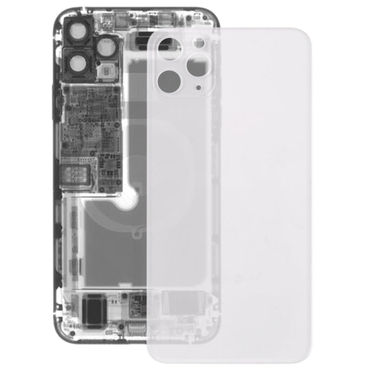 Transparent Glass Battery Back Cover for iPhone 11 Pro(Transparent) - Back Cover by PMC TechLife | Online Shopping South Africa | PMC TechLife