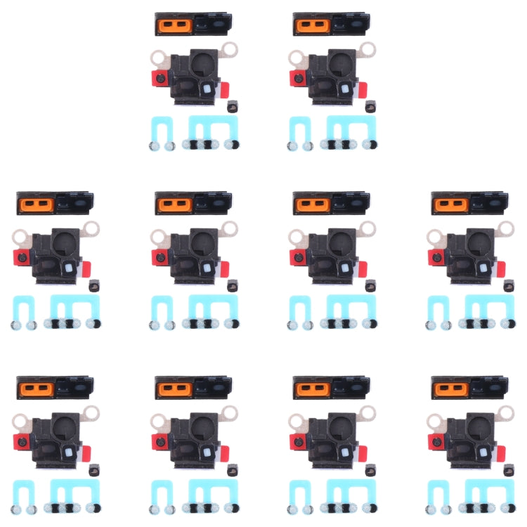 10 PCS Speaker Dustproof Mesh with Frame for iPhone 12 mini(White) - Others by PMC TechLife | Online Shopping South Africa | PMC TechLife