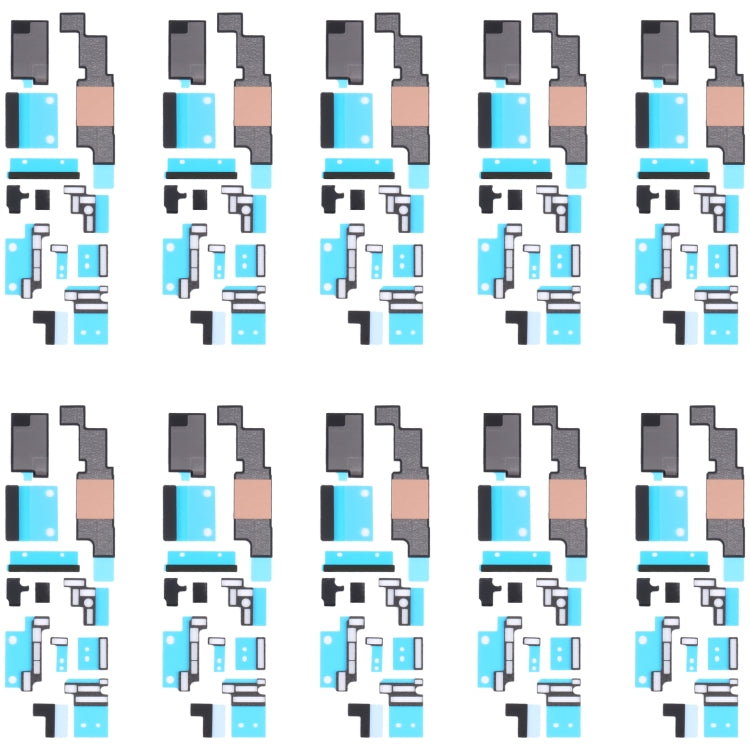 For iPhone 14 10pcs Mainboard Sponge Foam Pads + Heat Sink Graphite Sticker -  by PMC TechLife | Online Shopping South Africa | PMC TechLife