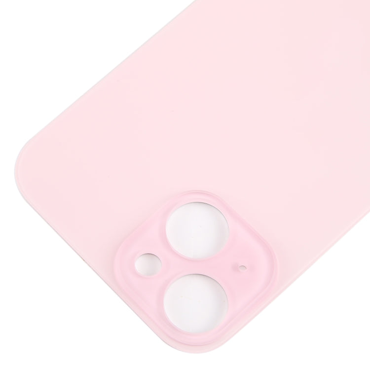 For iPhone 15 Glass Battery Back Cover(Pink) -  by PMC TechLife | Online Shopping South Africa | PMC TechLife