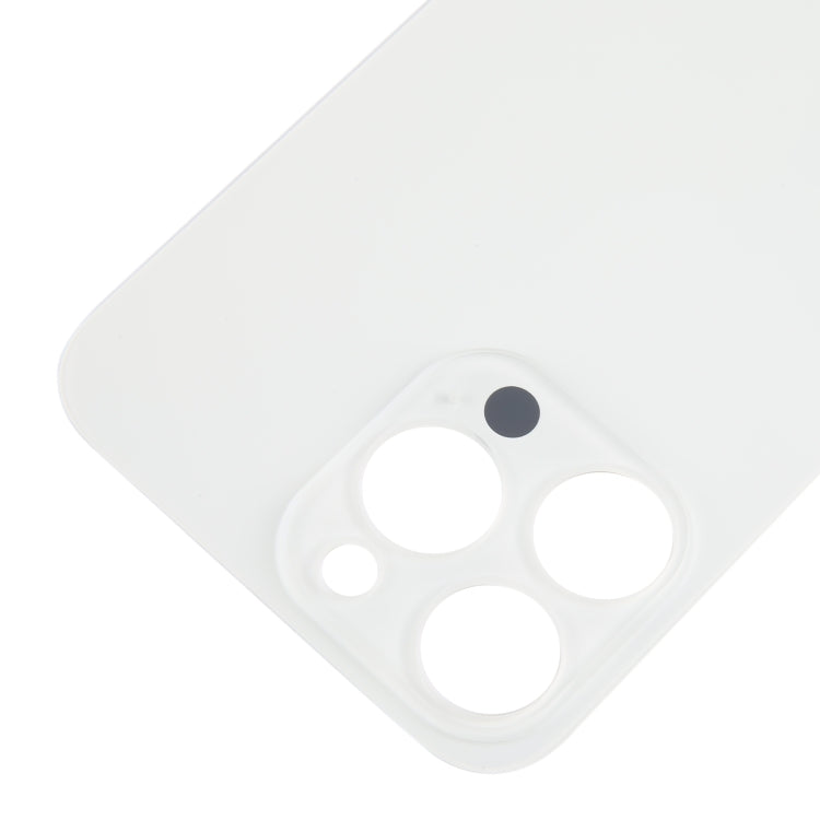 For iPhone 15 Pro Glass Battery Back Cover(White) -  by PMC TechLife | Online Shopping South Africa | PMC TechLife
