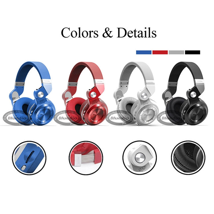 Bluedio T2+ Turbine Wireless Bluetooth 4.1 Stereo Headphones Headset with Mic & Micro SD Card Slot & FM Radio, For iPhone, Samsung, Huawei, Xiaomi, HTC and Other Smartphones, All Audio Devices(Black) - free shipping - PMC TechLife - Order now!