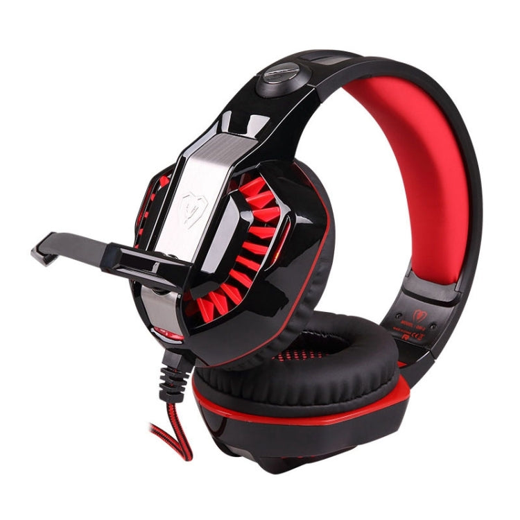 KOTION EACH G2000 Stereo Bass Gaming Headphone with Microphone & LED Light, For PS4, Smartphone, Tablet, Computer, Notebook(Red) - free shipping - PMC TechLife - Order now!