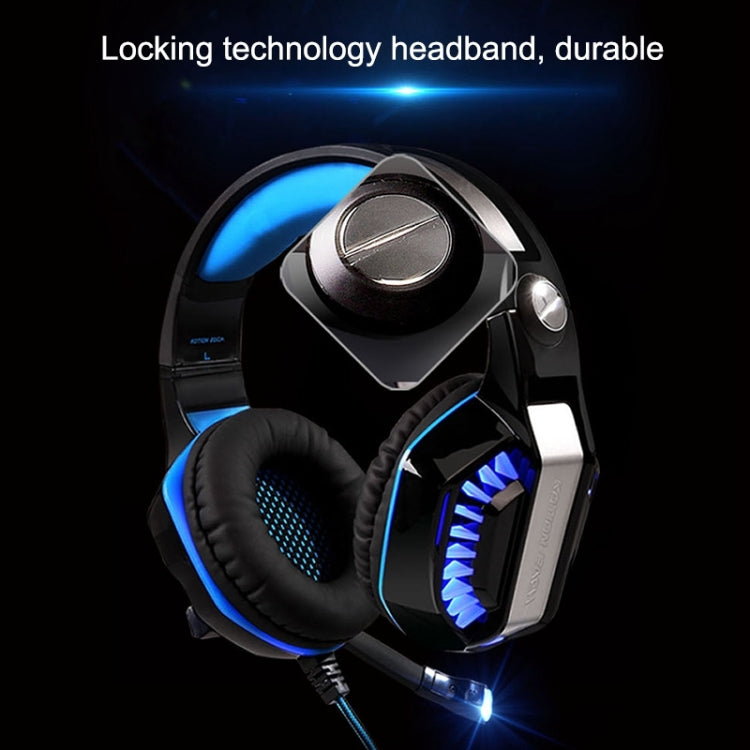 KOTION EACH G2000 Stereo Bass Gaming Headphone with Microphone & LED Light, For PS4, Smartphone, Tablet, Computer, Notebook(Red) - free shipping - PMC TechLife - Order now!