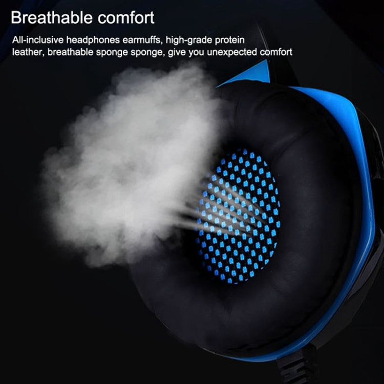 KOTION EACH G2000 Stereo Bass Gaming Headphone with Microphone & LED Light, For PS4, Smartphone, Tablet, Computer, Notebook(Red) - free shipping - PMC TechLife - Order now!