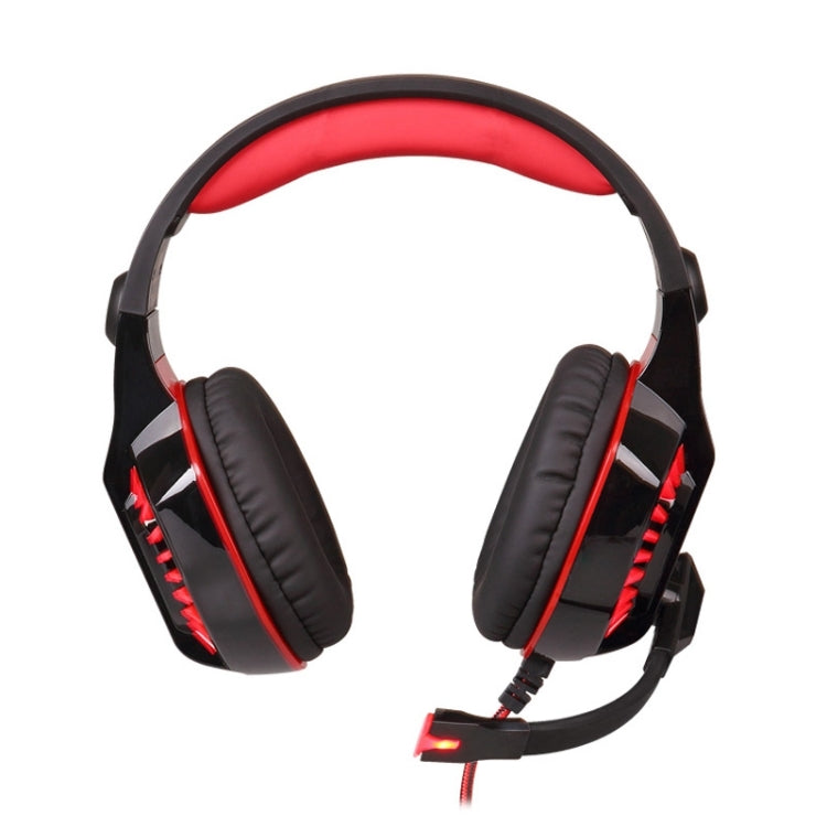 KOTION EACH G2000 Stereo Bass Gaming Headphone with Microphone & LED Light, For PS4, Smartphone, Tablet, Computer, Notebook(Red) - free shipping - PMC TechLife - Order now!