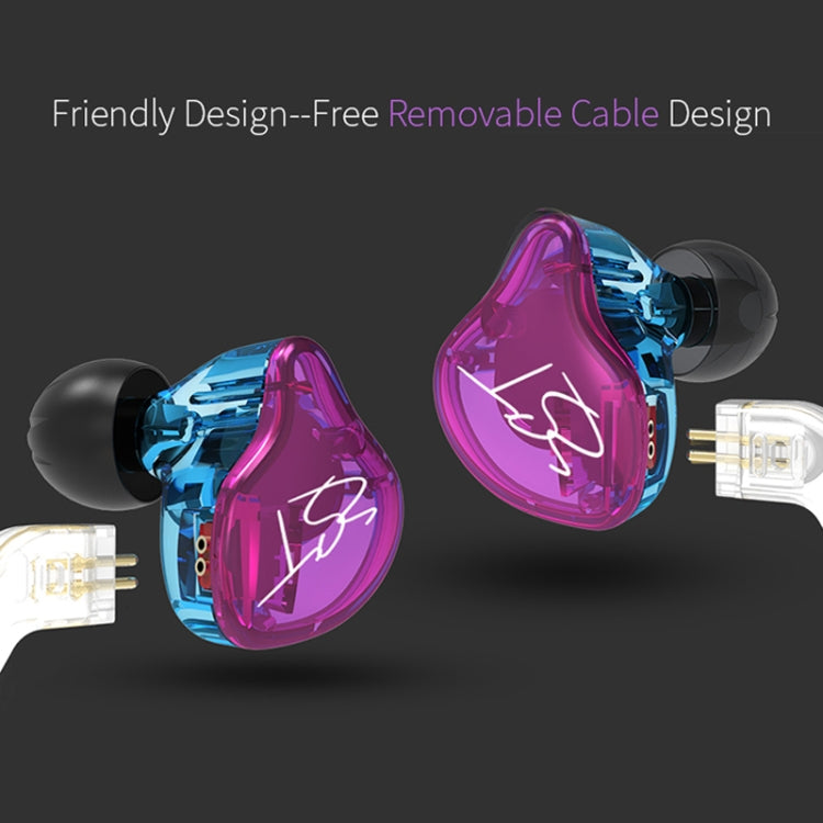 KZ ZST Circle Iron In-ear Mega Bass MP3 Dual Unit Earphone without Microphone (Carbon Fiber Black) - free shipping - PMC TechLife - Order now!