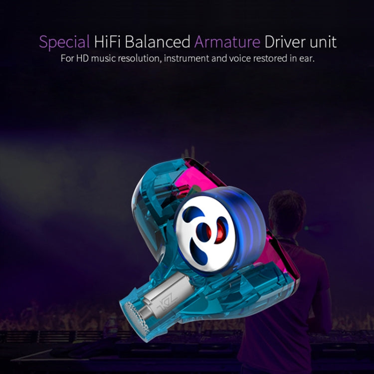 KZ ZST Circle Iron In-ear Mega Bass MP3 Dual Unit Earphone without Microphone (Carbon Fiber Black) - free shipping - PMC TechLife - Order now!