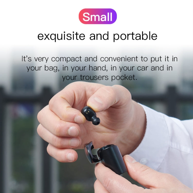 Bluedio TWS T-elf Bluetooth Version 5.0 In-Ear Bluetooth Headset with Headphone Charging Cabin(Black) - free shipping - PMC TechLife - Order now!