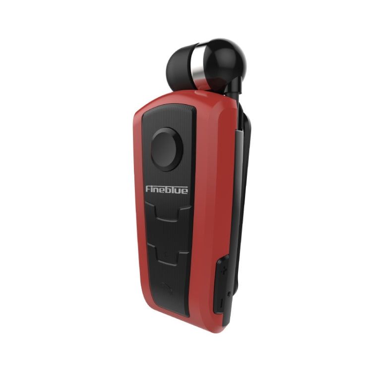 Fineblue F910 CSR4.1 Retractable Cable Caller Vibration Reminder Anti-theft Bluetooth Headset(Red) - free shipping - PMC TechLife - Order now!