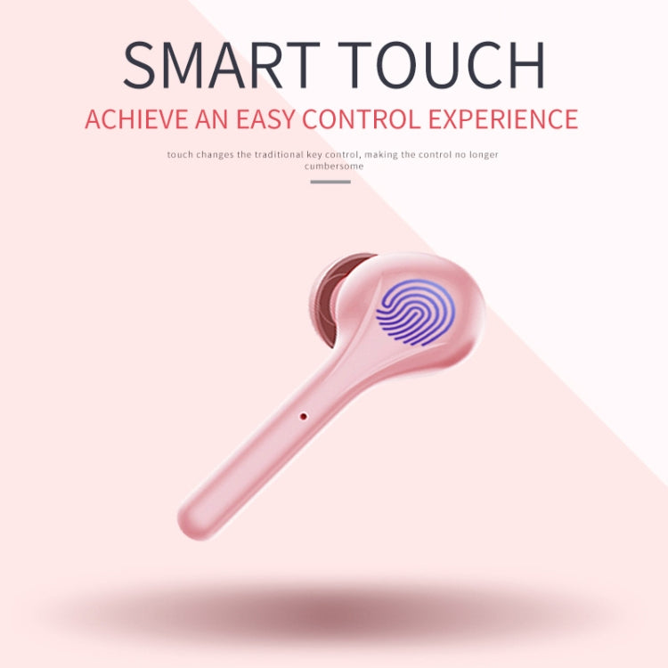 K88 Bluetooth 5.0 TWS Touch Binaural Wireless Stereo Sports Bluetooth Earphone with Charging Box(White) - TWS Earphone by PMC TechLife | Online Shopping South Africa | PMC TechLife