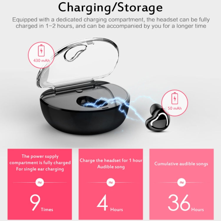 X7 Bluetooth 4.1 Mini Invisible Wireless Sports Bluetooth Earphone with Charging Box (White) - Bluetooth Earphone by PMC TechLife | Online Shopping South Africa | PMC TechLife