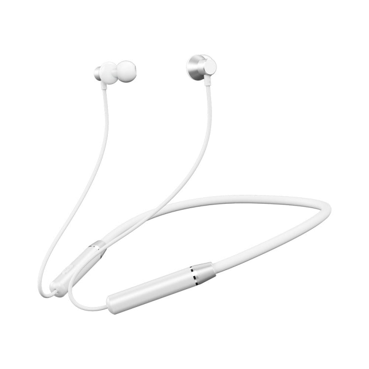 REMAX RB-S29 Linton Series Memory Neckband V5.0 Bluetooth Wireless Earphone (White) - Neck-mounted Earphone by REMAX | Online Shopping South Africa | PMC TechLife
