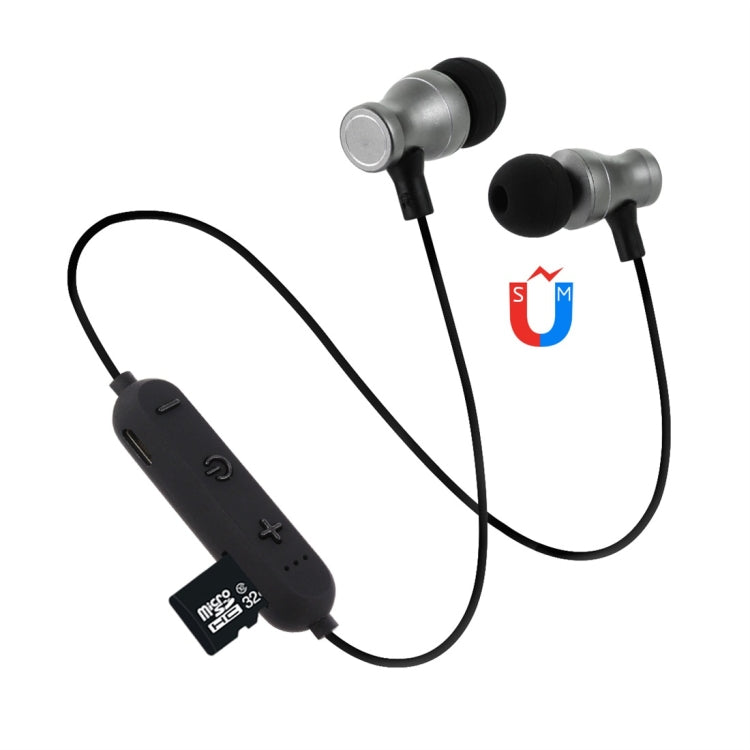F11 Bluetooth 4.2 Hanging Neck Design Bluetooth Headset, Support Music Play & Switching & Volume Control & Answer(Black) - Neck-mounted Earphone by PMC TechLife | Online Shopping South Africa | PMC TechLife