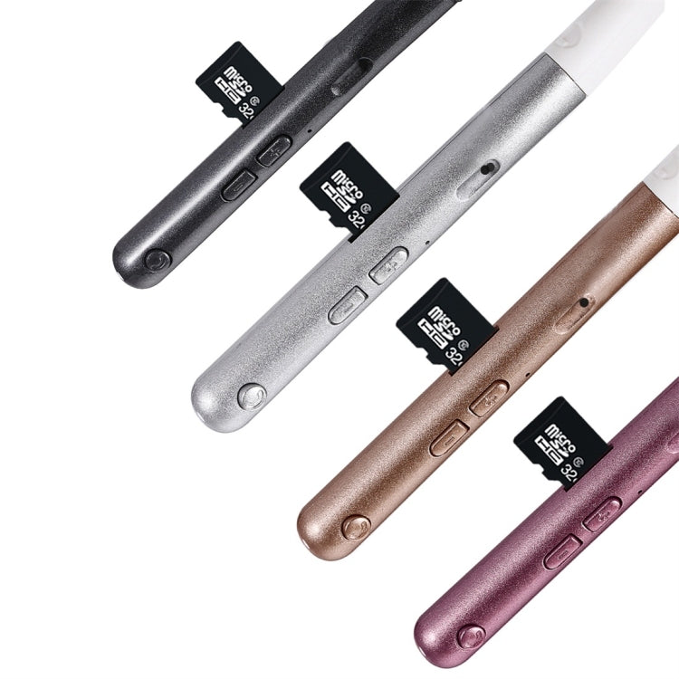 F108 Bluetooth 4.2 Hanging Neck Design Bluetooth Headset, Support Music Play & Switching & Volume Control & Answer(Silver) - Neck-mounted Earphone by PMC TechLife | Online Shopping South Africa | PMC TechLife