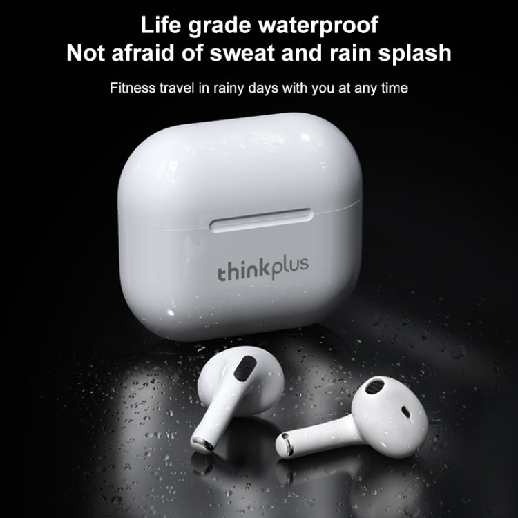Original Lenovo LivePods LP40 TWS IPX4 Waterproof Bluetooth Earphone with Charging Box, Support Touch & HD Call & Siri & Master-slave Switching (White) - free shipping - PMC TechLife - Order now!