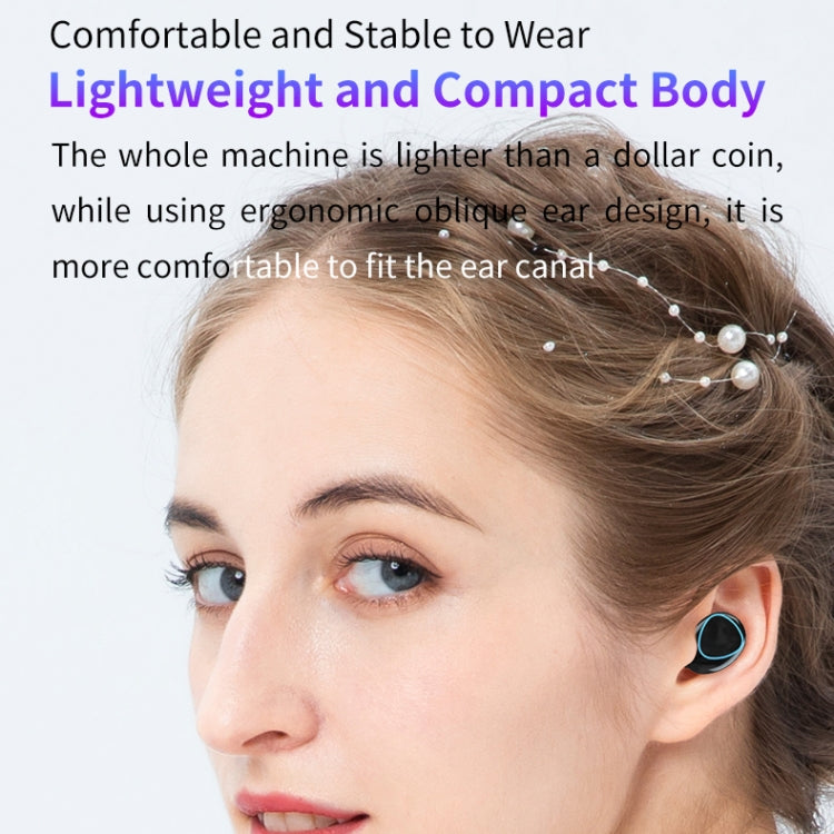 M10 Bluetooth 5.1 TWS Digital Display Wireless Bluetooth Earphone with Charging Box, Support Touch & Siri & Battery Display(Green) - TWS Earphone by PMC TechLife | Online Shopping South Africa | PMC TechLife