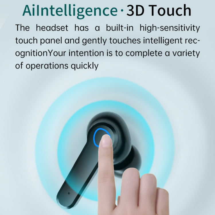 M19 Bluetooth 5.1 TWS Digital Display Wireless Bluetooth Earphone with Charging Box, Support Touch & Siri & Battery Display (Black) - TWS Earphone by PMC TechLife | Online Shopping South Africa | PMC TechLife