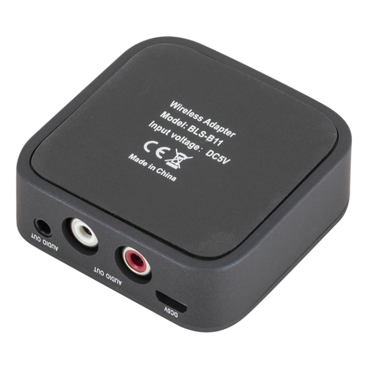 B11 Bluetooth 5.0 Receiver AUX NFC to 2 x RCA Audio Adapter - Audio Receiver Transmitter by PMC TechLife | Online Shopping South Africa | PMC TechLife