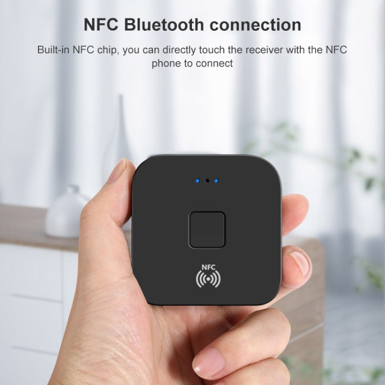 B11 Bluetooth 5.0 Receiver AUX NFC to 2 x RCA Audio Adapter - Audio Receiver Transmitter by PMC TechLife | Online Shopping South Africa | PMC TechLife
