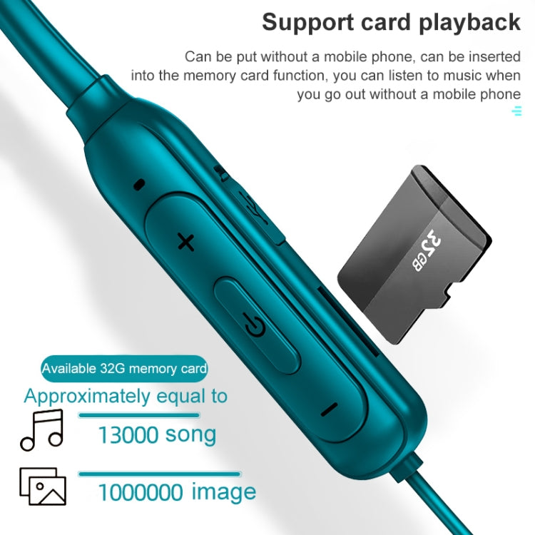 M61 Bluetooth 5.1 Business Sport Magnetic Metal Stereo Neck-mounted Bluetooth Earphone(Red) - Neck-mounted Earphone by PMC TechLife | Online Shopping South Africa | PMC TechLife