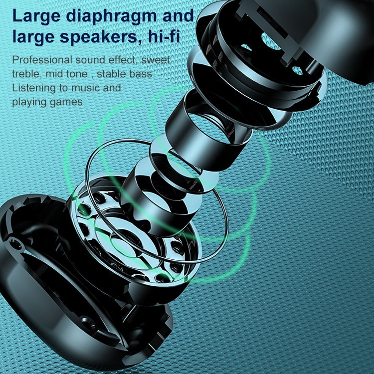 M9 Bluetooth 5.1 Business Style In-ear Stereo Wireless Bluetooth Earphone(Black) - Bluetooth Earphone by PMC TechLife | Online Shopping South Africa | PMC TechLife