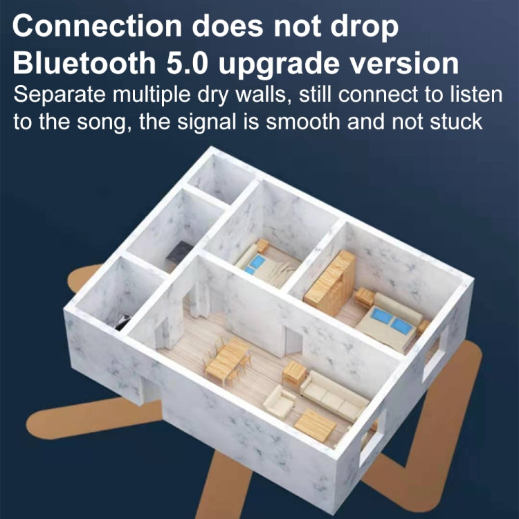 YYK-525 Single Rotatable Earhook Noise Cancelling Wireless Bluetooth Earphone with Charging Box & Digital Display - Bluetooth Earphone by PMC TechLife | Online Shopping South Africa | PMC TechLife