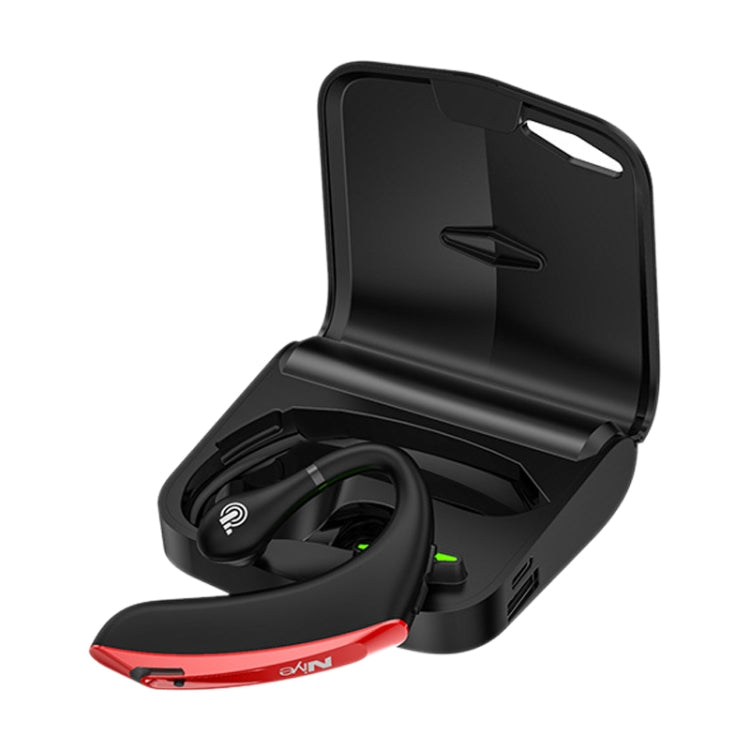 DS800 Bluetooth 5.0 Universal Hanging Ear Style Business Sports Wireless Bluetooth Earphone with Charging Box (Red) - Bluetooth Earphone by PMC TechLife | Online Shopping South Africa | PMC TechLife