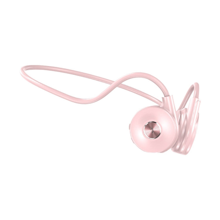 M-1 Back-mounted Touch Noise Reduction Bone Conduction Bluetooth Earphone with Detachable Microphone (Pink) - Headset & Headphone by PMC TechLife | Online Shopping South Africa | PMC TechLife