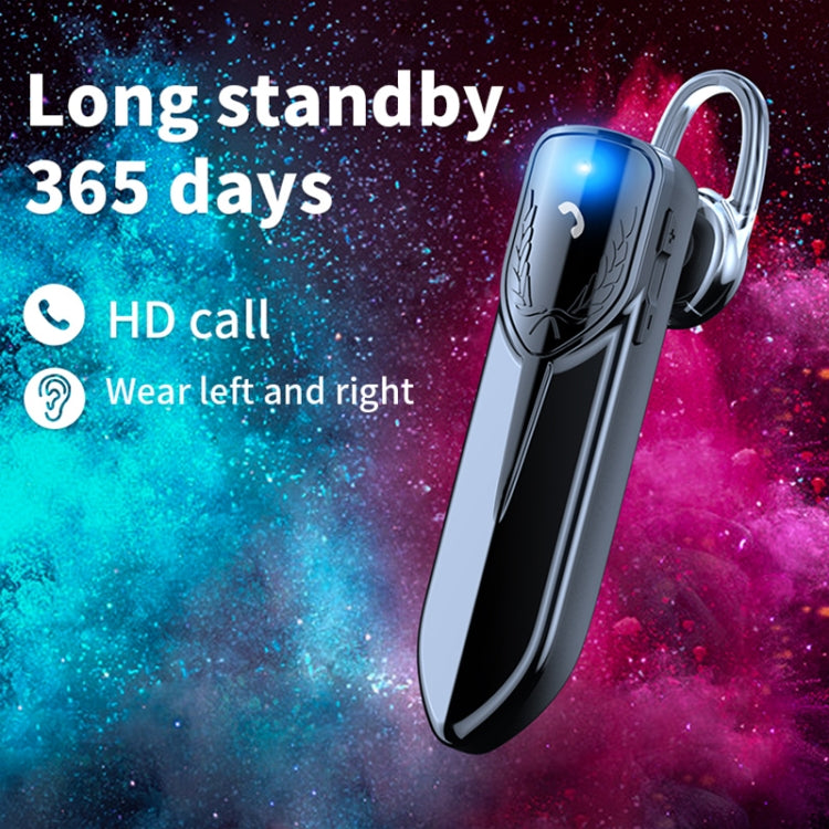 M81 CVC Noise Reduction Unilateral Business Ear-mounted Bluetooth Earphone, Support Siri & One for Two(Black) - Bluetooth Earphone by PMC TechLife | Online Shopping South Africa | PMC TechLife