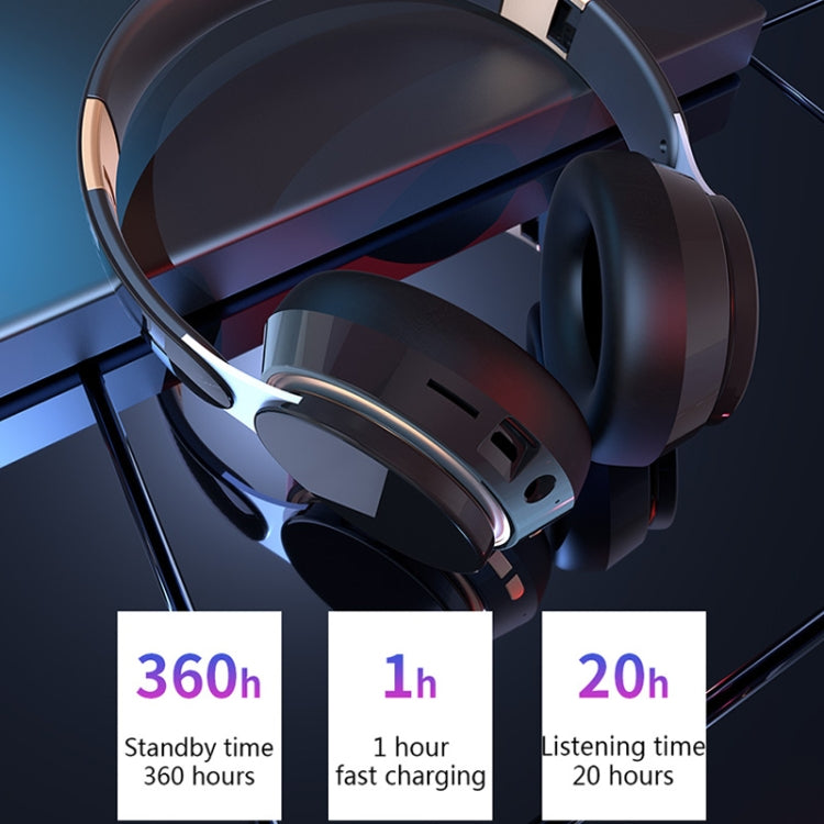 07S Folding Sports Computer Games Wireless Bluetooth V5.0 Headset with Mic (Red) - Headset & Headphone by PMC TechLife | Online Shopping South Africa | PMC TechLife