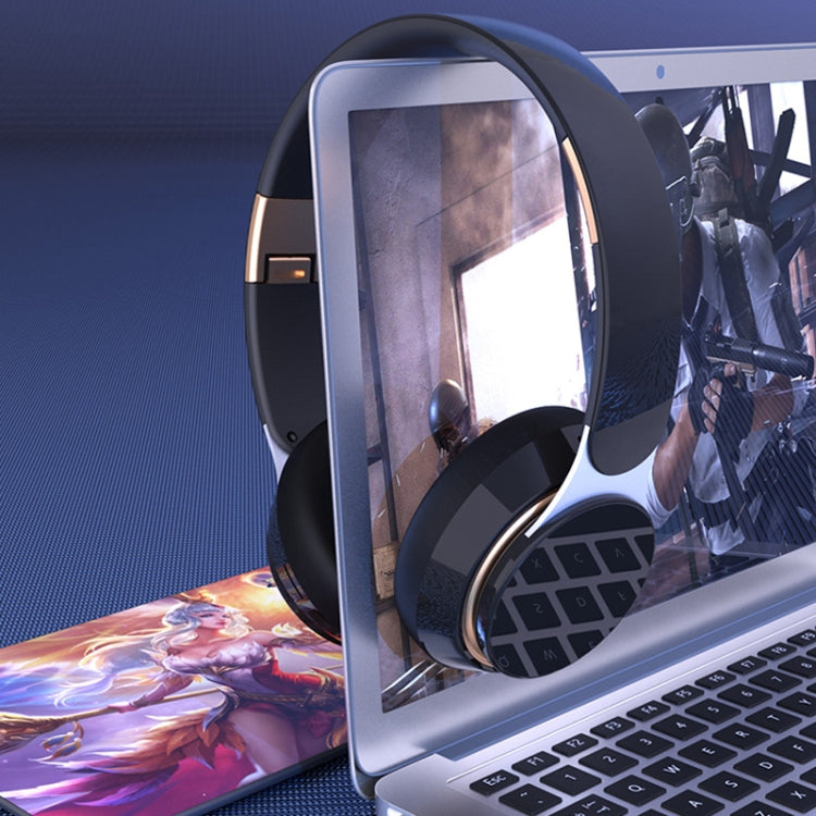 07S Folding Sports Computer Games Wireless Bluetooth V5.0 Headset with Mic (White) - Headset & Headphone by PMC TechLife | Online Shopping South Africa | PMC TechLife