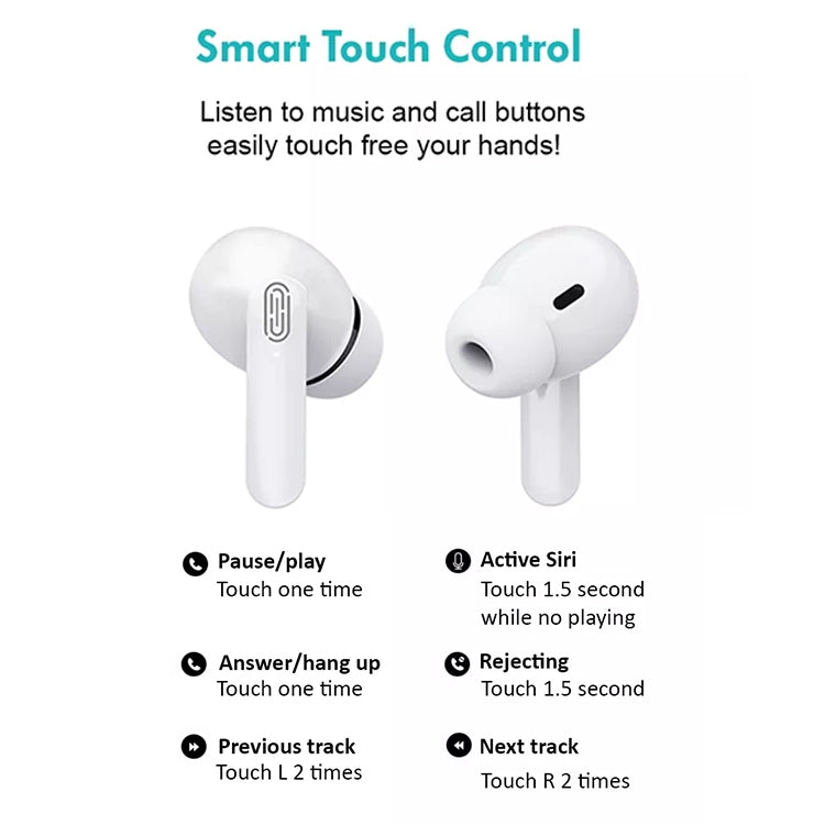 ETE-13 Mini Binaural Stereo Bluetooth 5.0 Sports Earphones (White) - TWS Earphone by PMC TechLife | Online Shopping South Africa | PMC TechLife