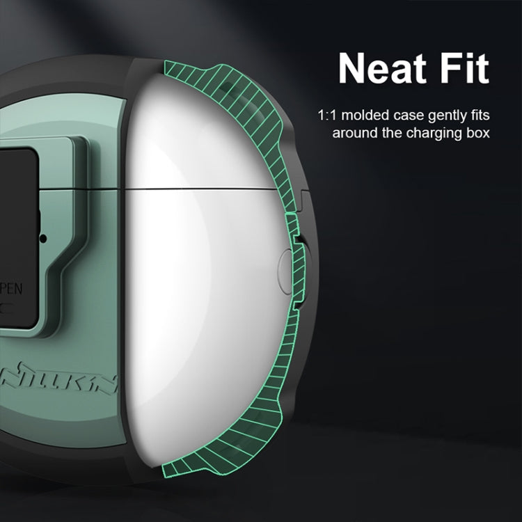 NILLKIN For Huawei FreeBuds 4 / 4E Bluetooth Earphone Protective Case (Green) - Huawei Earphone Case by NILLKIN | Online Shopping South Africa | PMC TechLife | Buy Now Pay Later Mobicred