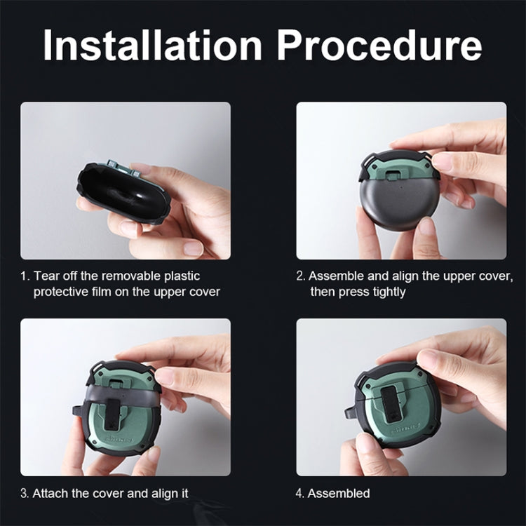 NILLKIN For Huawei FreeBuds 4 / 4E Bluetooth Earphone Protective Case (Black) - free shipping - PMC TechLife - Order now!