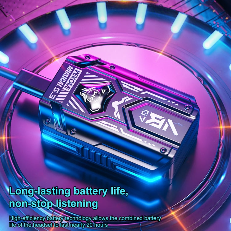 WEKOME VB07 Mecha Series Blade Wireless Bluetooth Earphone (Black) - free shipping - PMC TechLife - Order now!